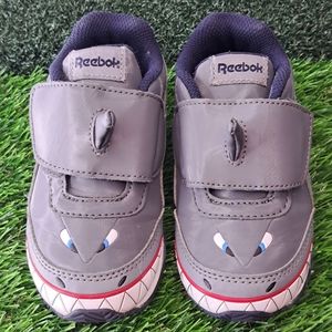 Reebok Royal Classic Jogger 2 Grey/Navy Shoes Strap Closure Toddler Boys Size 8
